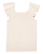 Toddler Girl Flutter-Sleeve Tank, image 1 of 3 slides