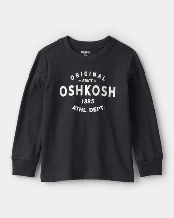 Toddler Boy Oshkosh Logo Long-Sleeve Tee - Black, 