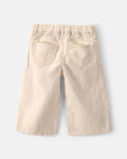 Baby Girl Floral Twill Pants - Cream, image 2 of 4 slides