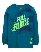 Kid Soccer Long-Sleeve Tee - Green, image 1 of 4 slides