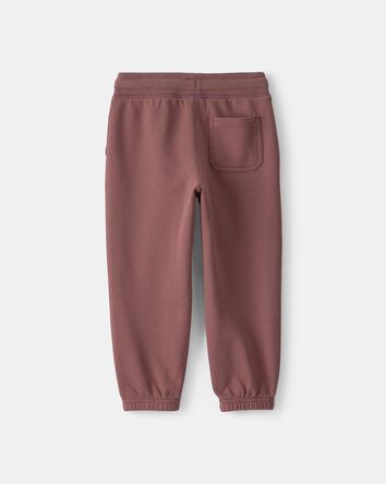 Toddler Drawstring Knit Joggers - Brown, 