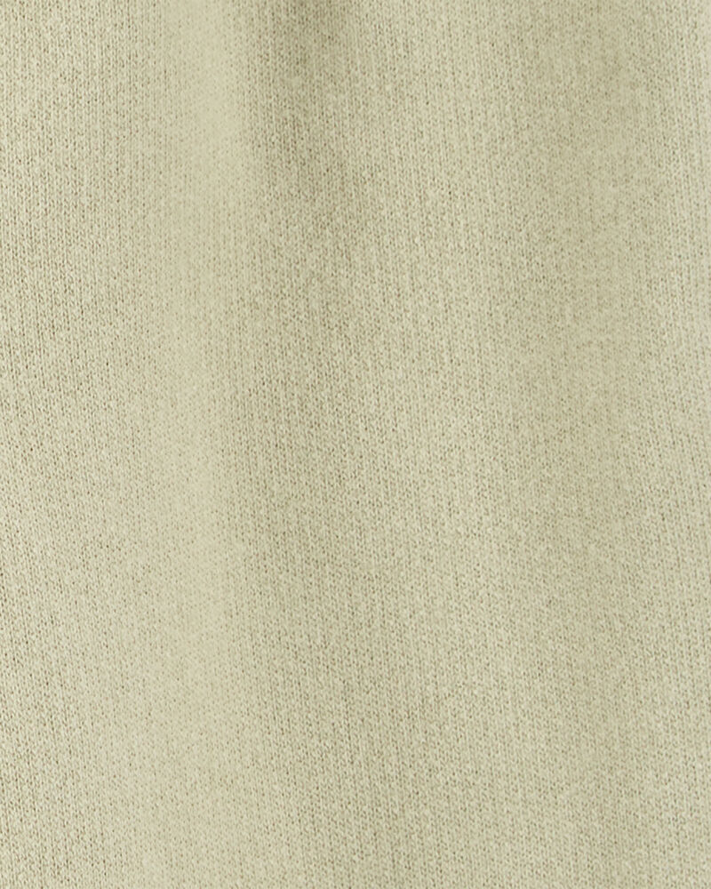 Bébé Pantalon de jogging à enfiler en jersey bouclette - Vert olive, image 3 sur 4 diapositives