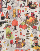 Kids 2-Piece Halloween Scavenger Hunt 100% Cotton Snug Fit Pyjama Set, image 2 of 5 slides
