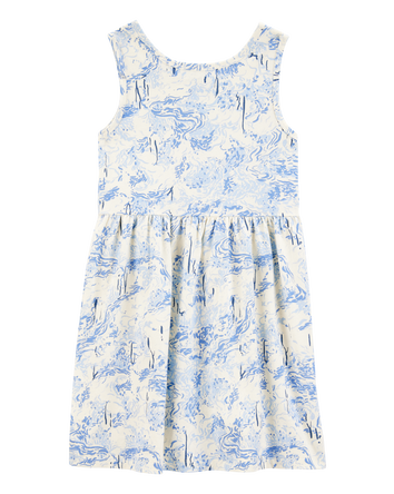 Kid Printed Tank Dress, 