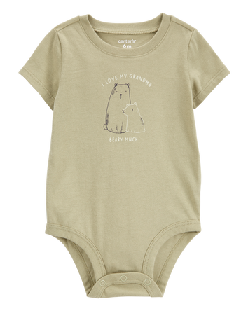 Baby Grandma Short-Sleeve Bodysuit, 