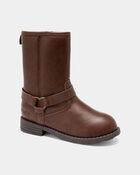 Toddler Girl Fashion Boots - Brown, image 1 of 7 slides