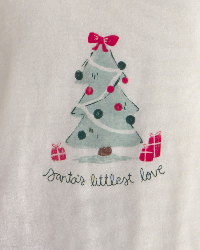 B&eacute;b&eacute; fille - Ensemble 2 pi&egrave;ces cache-couche manches longues &laquo;Santa's Littlest Love&raquo; et pantalon &agrave; tutu &ndash; Rouge/Cr&egrave;me, image 3 sur 4 diapositives