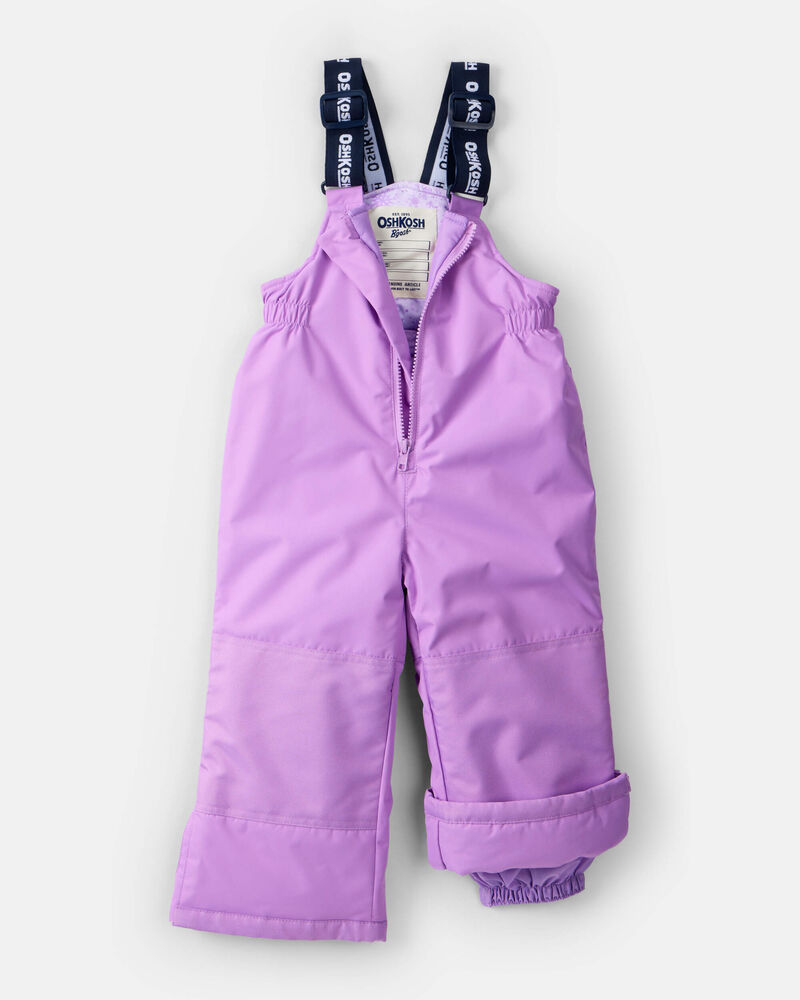 Toddler Girl 2-Piece Taslan Snowflake Print Snowsuit Set - Violet, image 5 of 13 slides