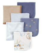 Baby 6-Pack Wash Cloths, image 1 of 4 slides