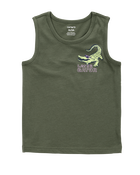 Toddler Alligator Graphic Tank - Green, image 1 of 3 slides