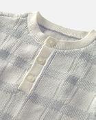 B&eacute;b&eacute; - Combinaison en tricot de coton biologique, image 3 sur 4 diapositives