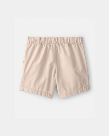 Toddler Boy Canvas Shorts - Khaki, 