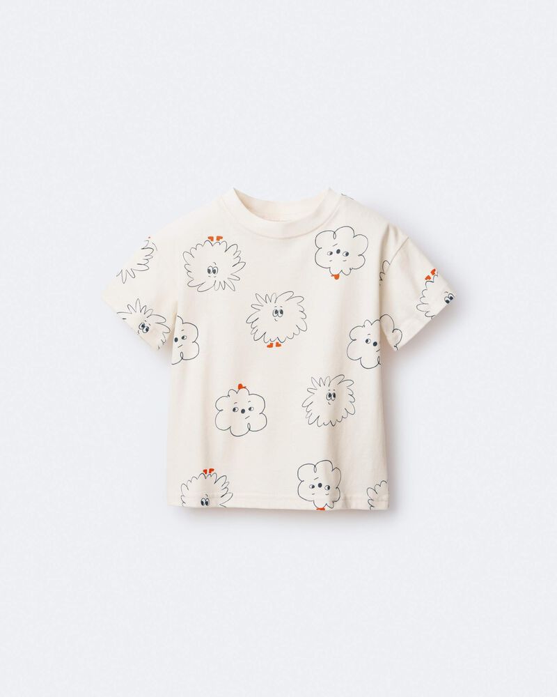 Toddler Squish Short-Sleeve Relaxed Graphic Tee - Cream, image 5 of 6 slides