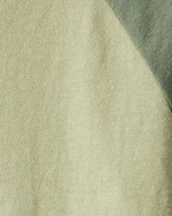 Tout-petit garçon - T-shirt raglan à manches longues - Vert, 