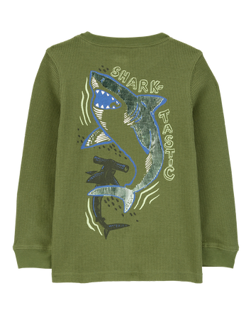 Baby Shark Thermal Graphic Tee, 