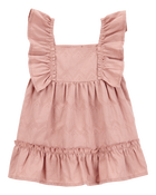Baby Flutter Tiered Dress, image 1 of 5 slides