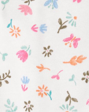 Baby Floral Cotton Romper, 