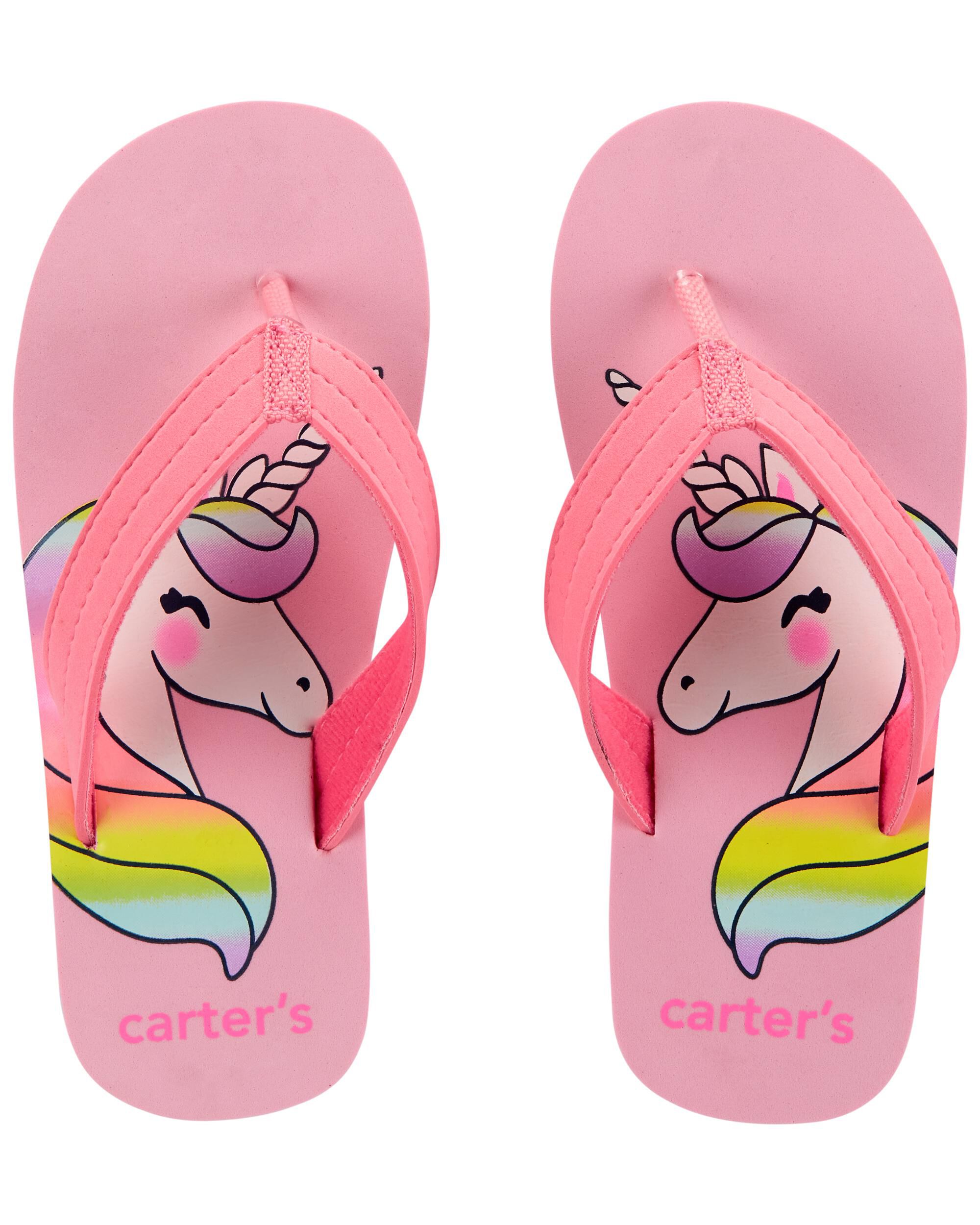 carter's unicorn sandals