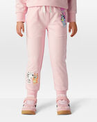 Toddler Girl Bluey French Terry Drawstring Joggers - Pink, image 3 of 6 slides