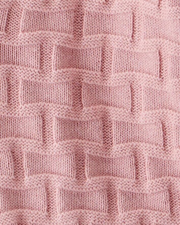 Kid Cropped Sweater Knit Cardigan - Pink, 
