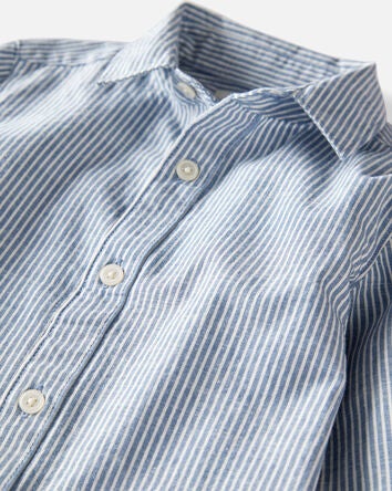 Toddler Button-Front Shirt Made with Organic Cotton, 
