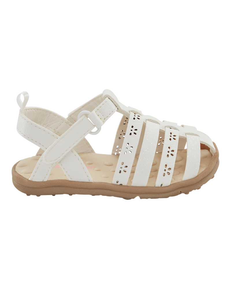 Every Step® First Walker Fisherman Sandals - White, image 2 of 7 slides