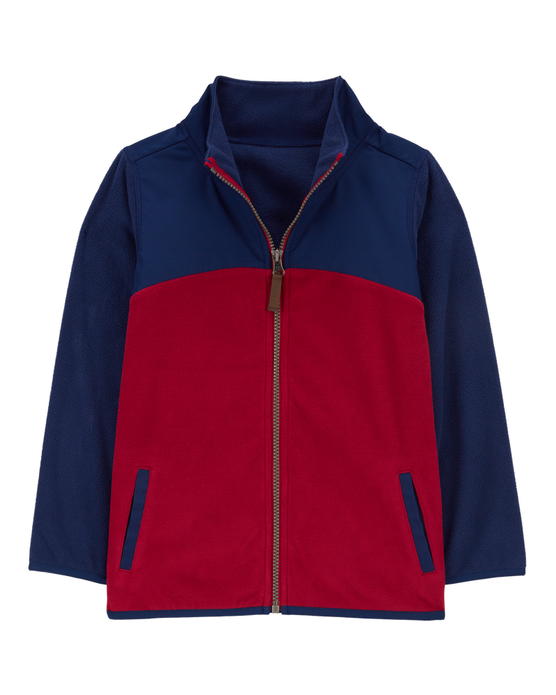 Enfant Blouson en molleton à fermeture à glissière, image 1 sur 3 diapositives