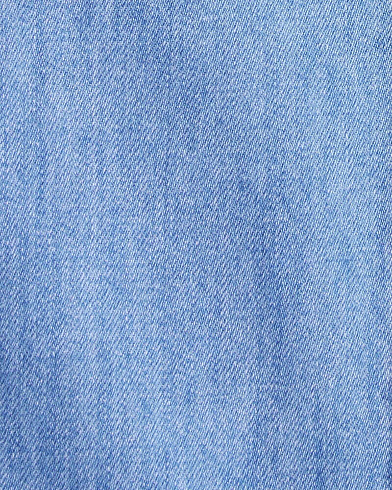 Toddler Organic Cotton Chambray Cargo Pants, image 4 of 7 slides