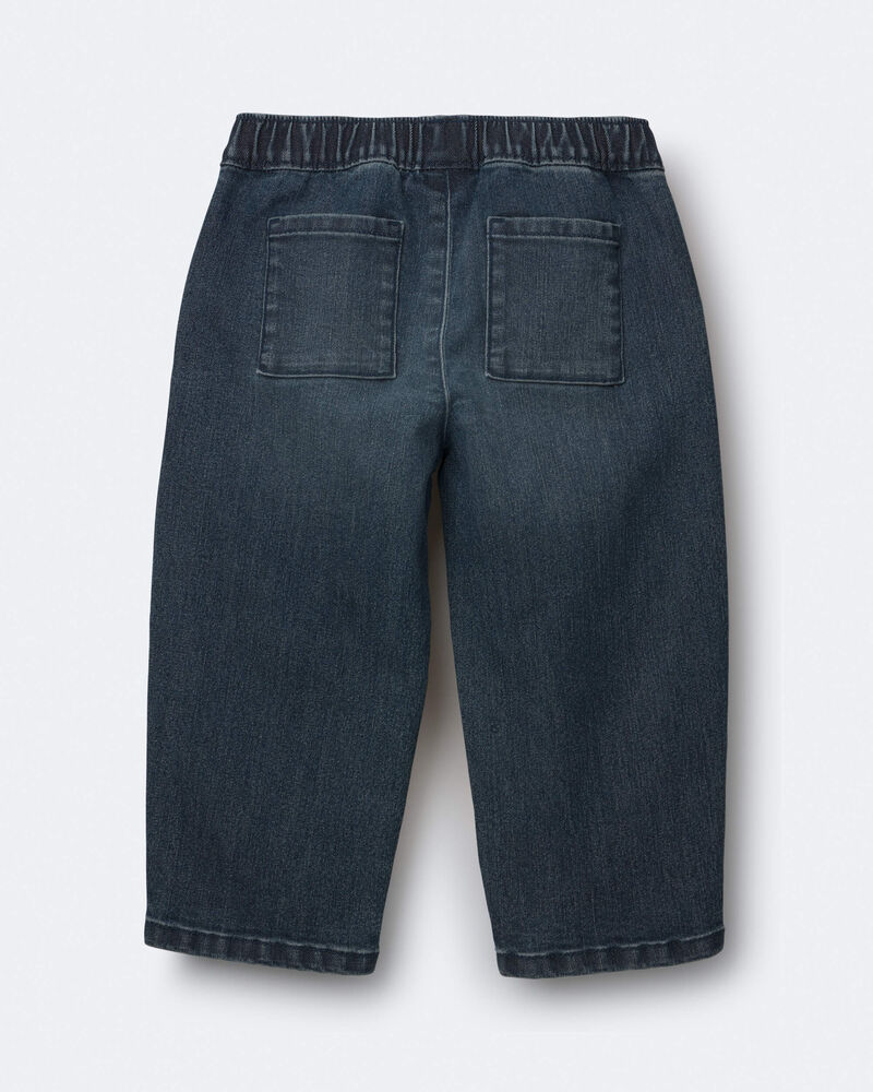 Toddler Barrel Jean in Medium Wash - Blue, image 2 of 3 slides