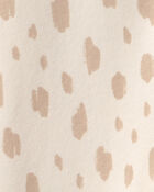 Baby Girl Dots Pull-On Stretch Leggings - Cream, image 3 of 4 slides