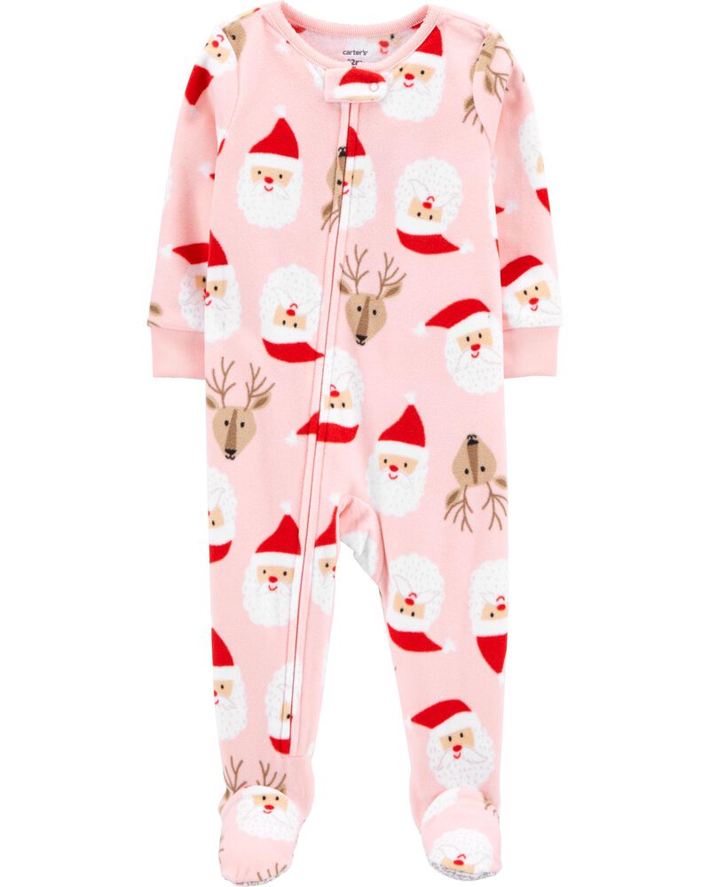 1-Piece Santa Fleece Footie PJs Carter's Oshkosh Canada
