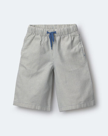 Toddler Girl Wide-Leg Pants in Stripes - Slate Blue, 