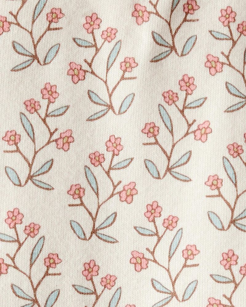 Bébé Robe en coton biologique à motifs de fleurs, image 4 sur 6 diapositives