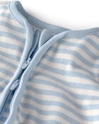 Baby Organic Cotton Sleep & Play Pyjama in Stripes, image 3 of 5 slides