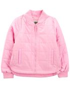 Kid Fleece-Lined Quilted Midweight Jacket, image 1 of 4 slides