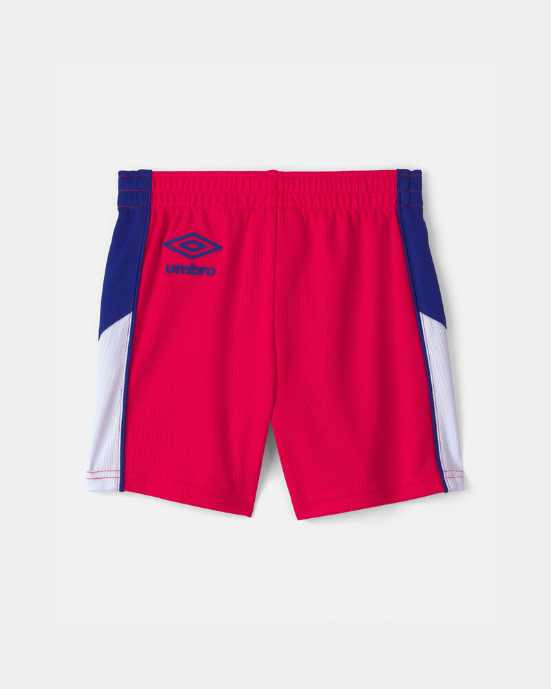 Ensemble 2 pi&egrave;ces chandail de soccer et short Umbro de l&rsquo;Angleterre pour tout-petit - Rouge/Bleu/Blanc, image 8 sur 12 diapositives
