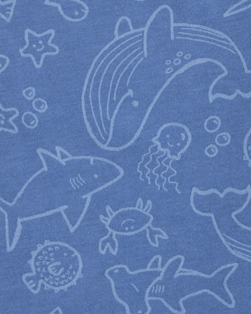 Toddler Sea Animals Graphic Tank - Blue, image 2 of 3 slides
