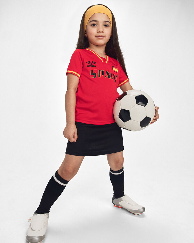 Girls Umbro Spain Active Skort - Black, image 2 of 7 slides