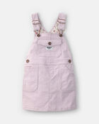 Toddler Girl Twill Skirtall - Purple, image 1 of 4 slides