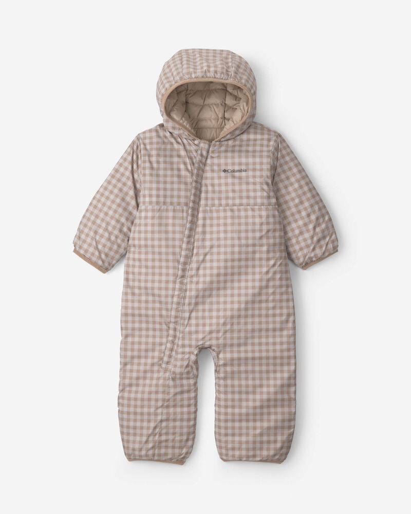 Baby Boy Columbia Powder Lite&trade; II Reversible Bunting- Beige, image 3 of 5 slides