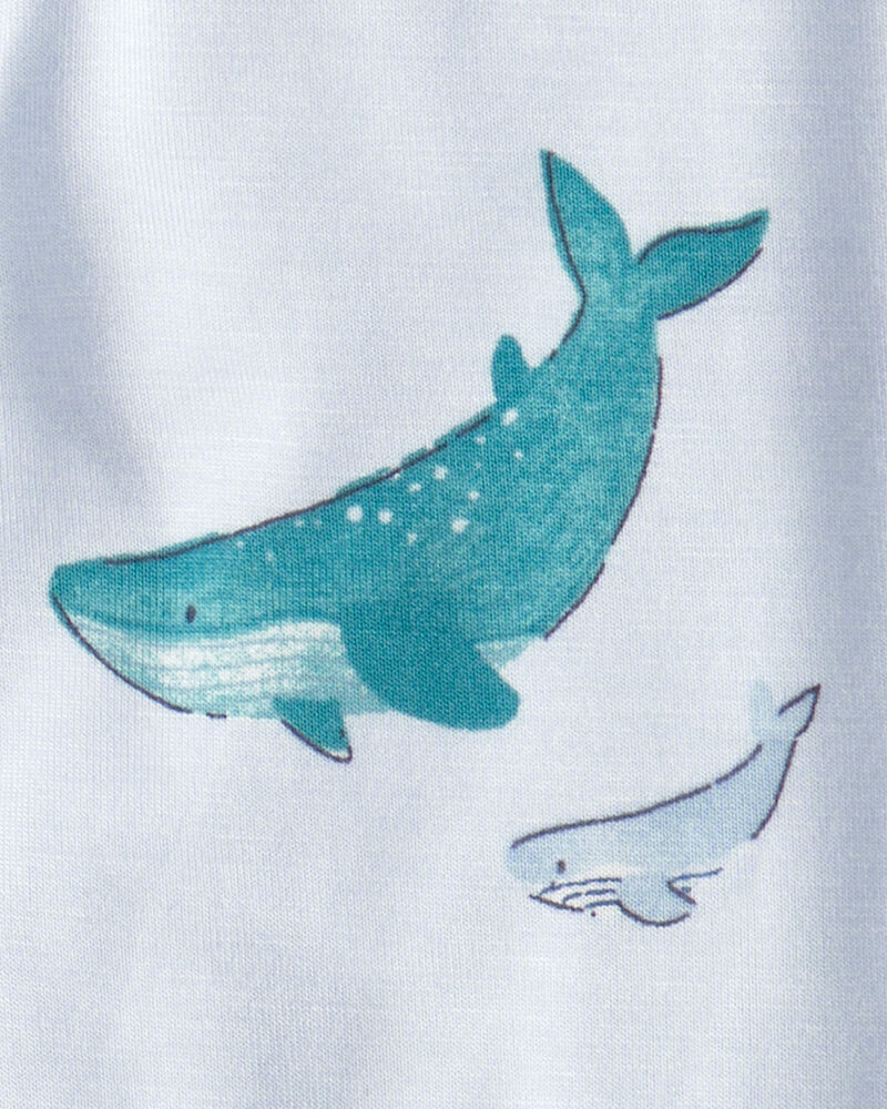 Baby 2-Pack Whale PurelySoft Pull-On Pants - Blue, image 4 of 7 slides