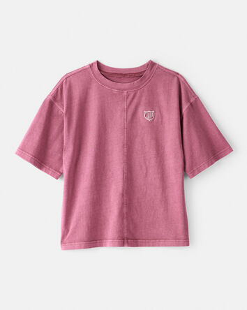 Garçons - T-shirt Wild en coton à manches courtes – Rouge, 
