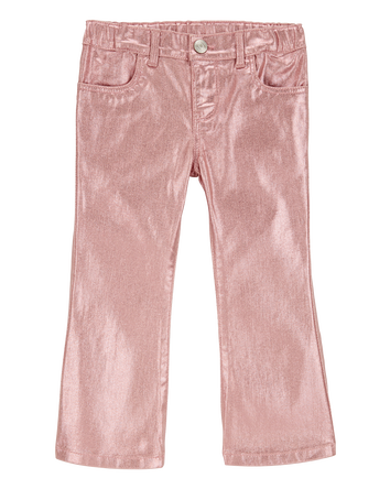 Bébé Pantalon évasé à effet métallique, 