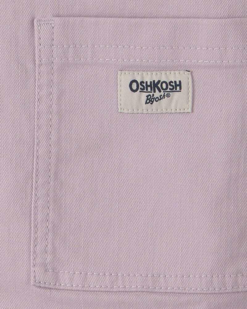 Girls Twill Bomber Jacket - Purple, image 6 of 7 slides