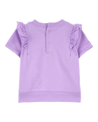 Baby Girl 3-Piece Flutter Outfit Set - Purple, image 2 of 5 slides
