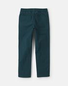 Boys Twill Pants - Teal, image 2 of 4 slides