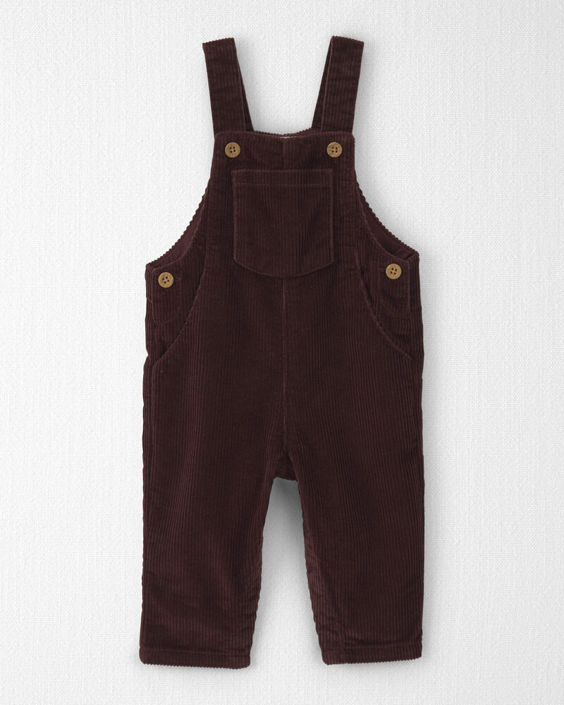 Baby Organic Cotton Corduroy Overalls, image 1 of 5 slides