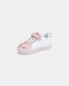 Toute-petit fille - Chaussures d&eacute;contract&eacute;es lumineuses &ndash; Blanc/Rose, image 6 sur 6 diapositives