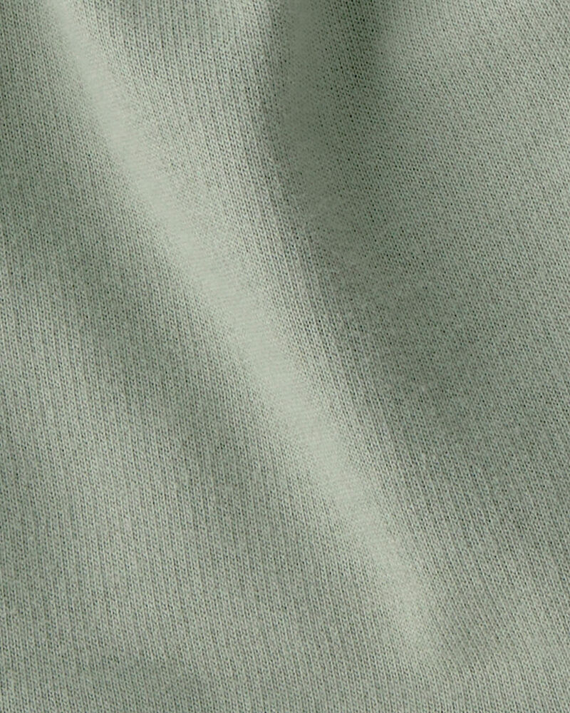 B&eacute;b&eacute; gar&ccedil;on - Ensemble 2 pi&egrave;ces haut uni &agrave; manches courtes et short, toucan &ndash; Vert/Blanc, image 3 sur 5 diapositives