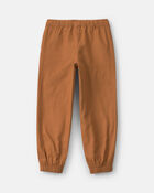 Boys Twill Joggers - Brown, image 2 of 5 slides